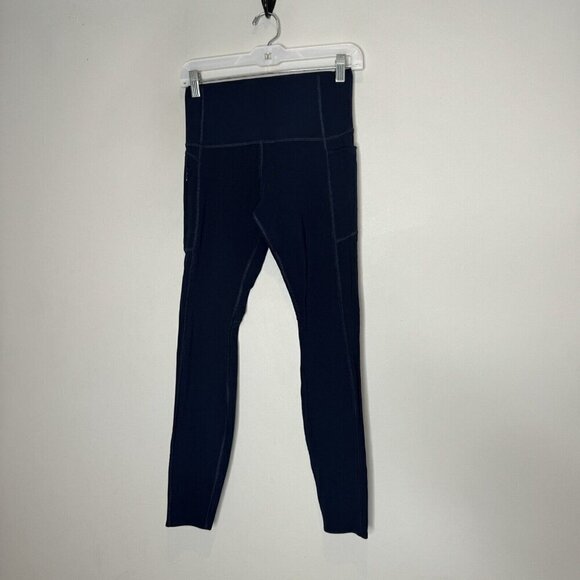 Lorna Jane Navy Blue Compression Leggings Size XS - Picture 1 of 8